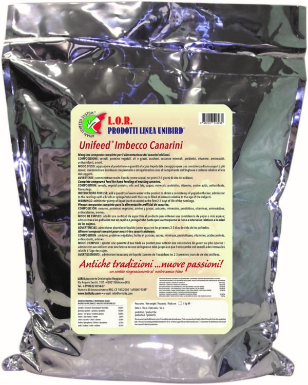 Unifeed papilla para embuchar Canarios